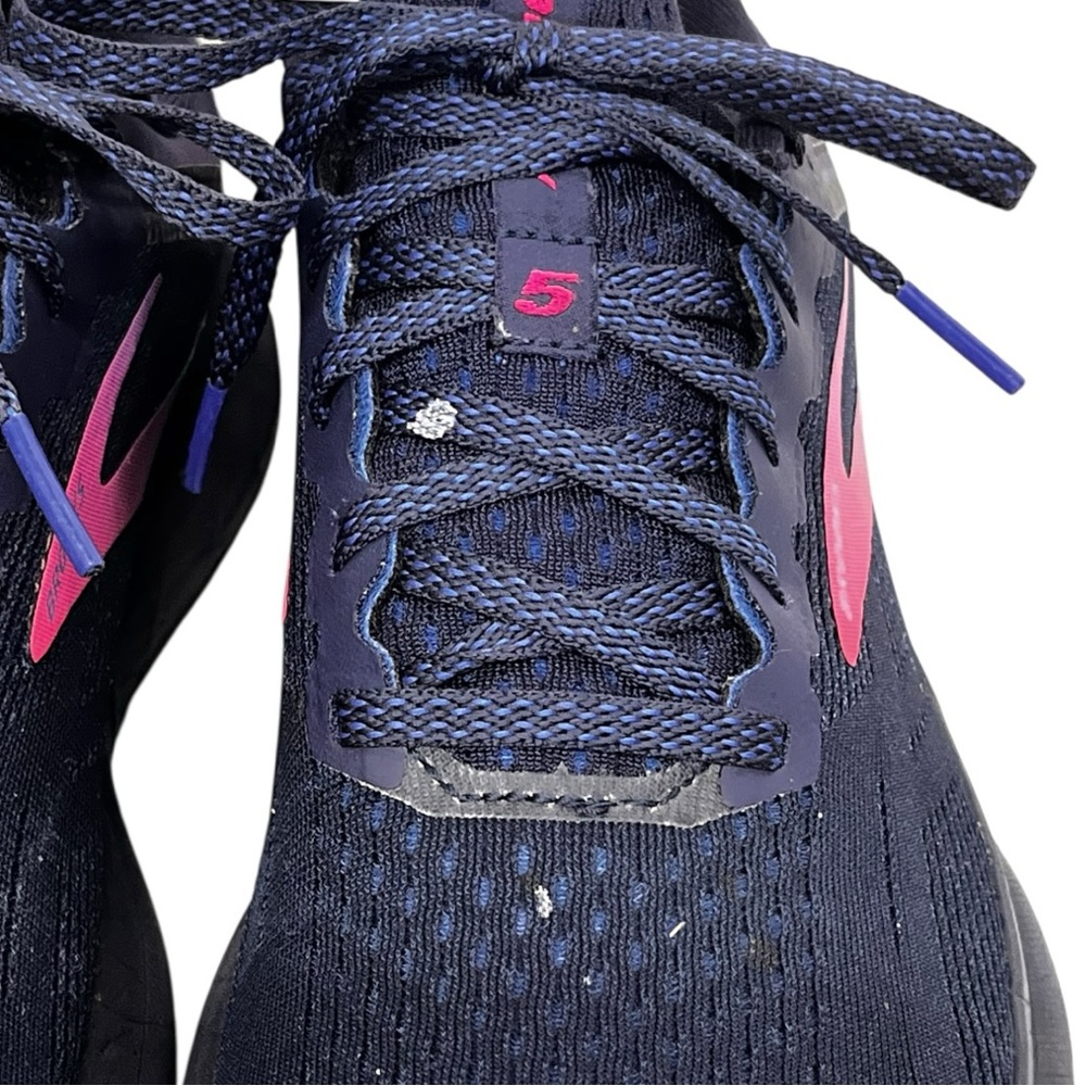 Brooks | Anthem 5 Navy Blue Pink Women’s Lace up Athletic‎ Running Sneakers 8.5 - Picture 7 of 10